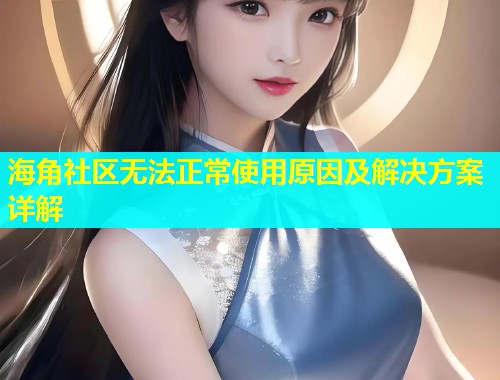 海角社区无法正常使用原因及解决方案详解