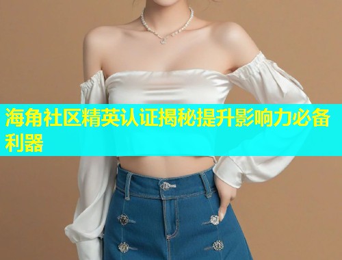 海角社区精英认证揭秘提升影响力必备利器